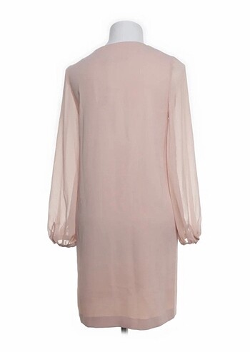 ZARA FIRFIRLI NUDE PINK ELBİSE - Görsel 17