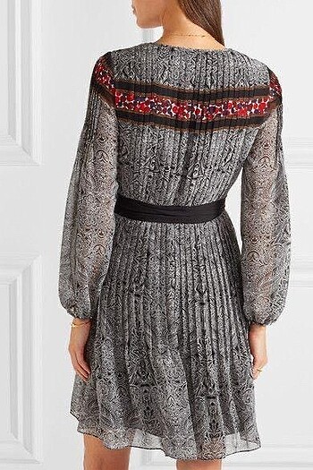 xs Beden siyah Renk DIANE VON FURSTENBERG BIANKA İPEK WRAP ELBİSE