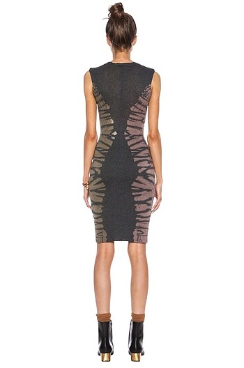 RAQUEL ALLEGRA ŞEFFAF PAMUK KARIŞIMLI KOKTEYL ELBİSESİ - Görsel 5