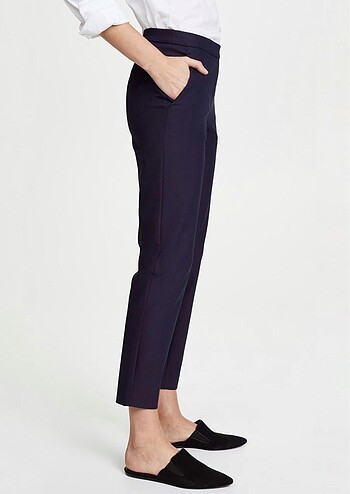 m Beden lacivert Renk THEORY SLIM-FIT CROP PANTOLON