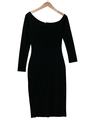 TRENDYOL TAŞ DÜĞMELİ ÖRME MİDİ ABİYE ELBİSE - Görsel 14