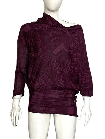 Just Cavalli JUST CAVALLI MOR ASİMETRİK BLUZ