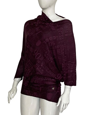 s Beden JUST CAVALLI MOR ASİMETRİK BLUZ