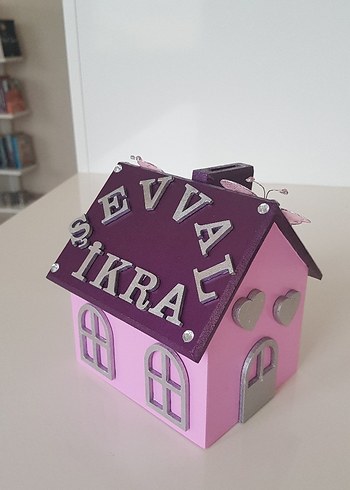 ELSA ISME ÖZEL AHSAP KUMBARA