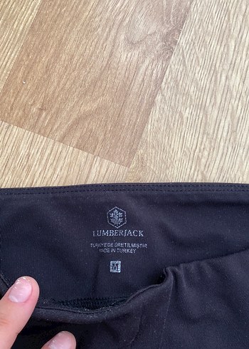 Siyah Kadın Spor Tayt Velcro Detaylı - Görsel 4