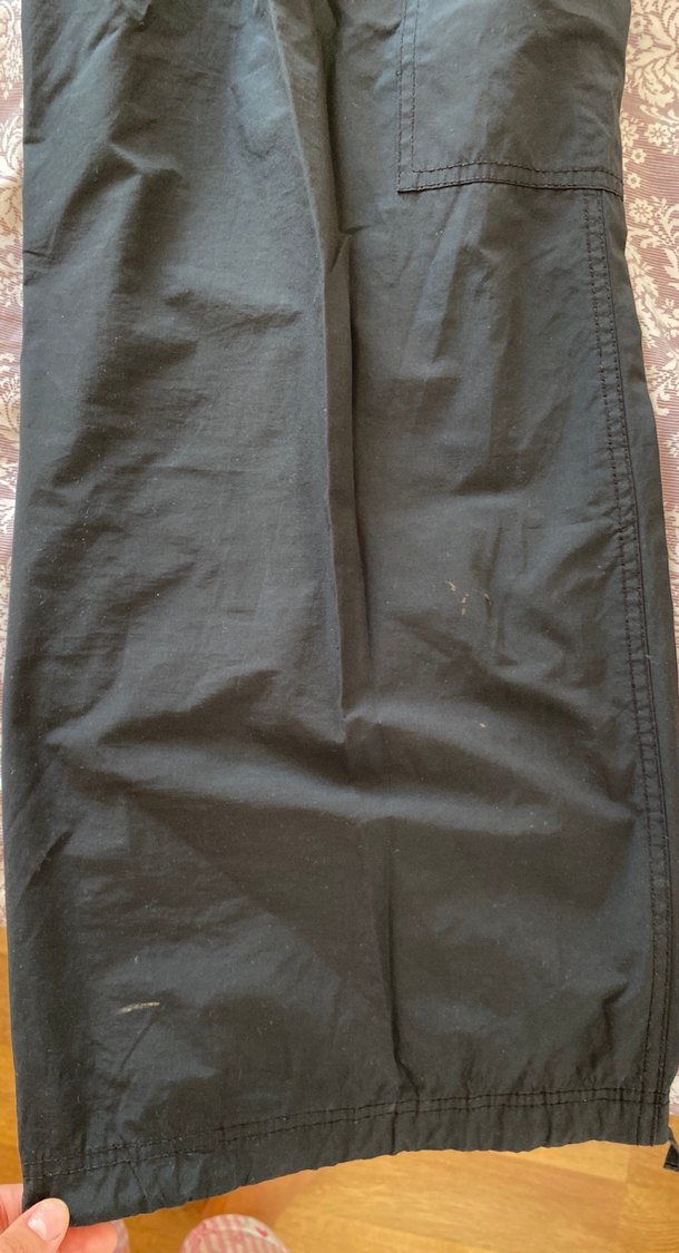 Siyah Paraşüt Pantolon - Görsel 4