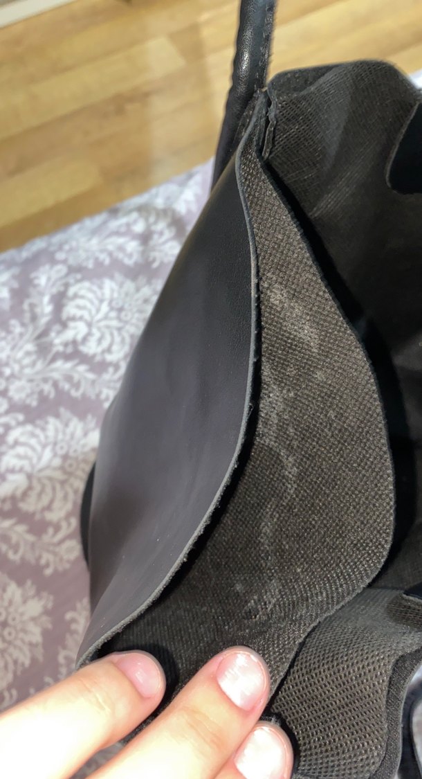 Siyah Deri Minimalist Kadın Çanta - Görsel 3