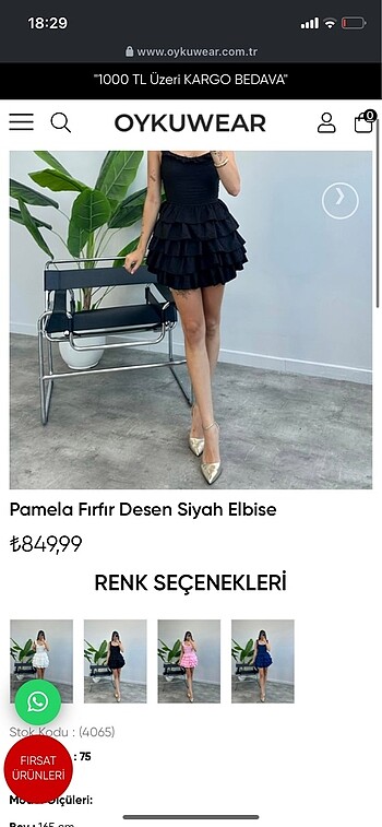 Zara Kısa mini elbise