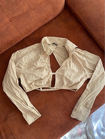 Zara crop gömlek