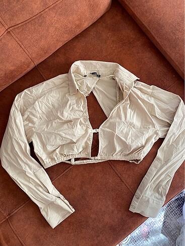 Zara Zara crop gömlek