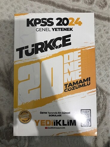 KPSS Türkçe deneme