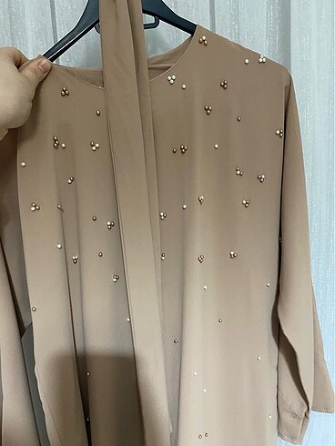 Diğer Modanisa Boncuk işlemeli elbise-abaya