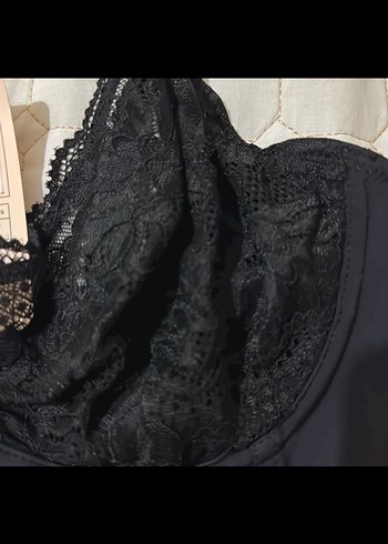 Siyah Dantel Detaylı Gotik Straplez Büstiyer# büstiyer - Görsel 2
