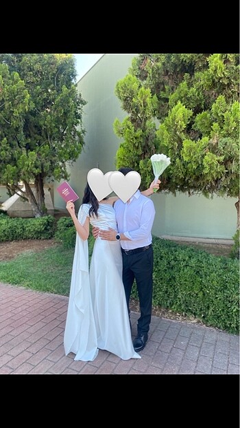 Beyaz nikah elbisesi