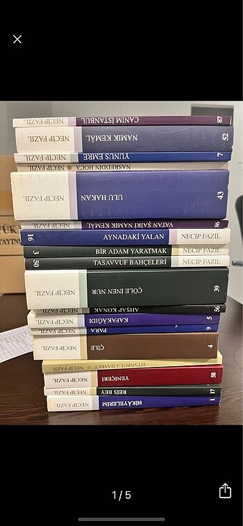 Necip fazıl kitap seti
