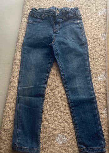 Erkek Çocuk Mavi Denim Dar Kesim Pantolon