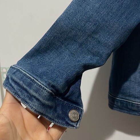 24-36 Ay Beden lacivert Renk Kız kot ceket