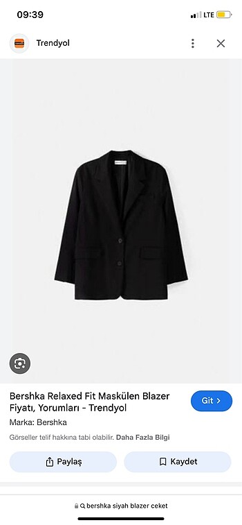 Bershka Bershka blazer