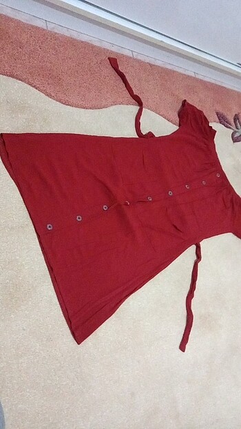 38 Beden bordo Renk Elbise