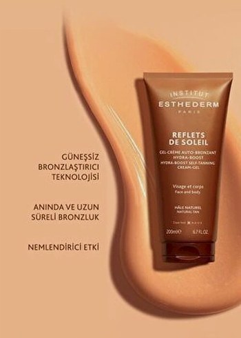 Esthederm Anında Etkili Güneşsiz Bronzlaştırıcı Jel-Krem 200ml - Görsel 6
