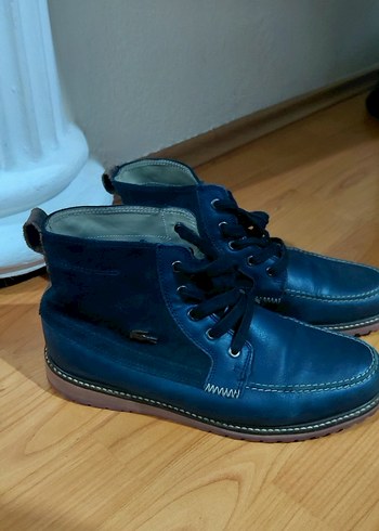 Lacoste Koyu Mavi Deri Bagcikli Bot