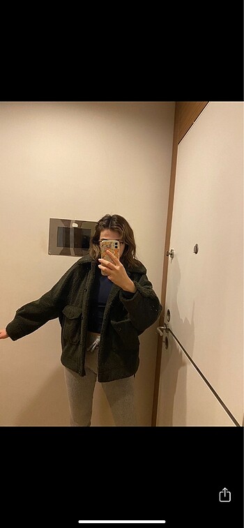 Zara Zara suni kürk hırka