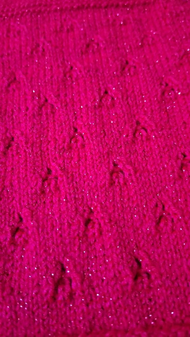 Kız Çocuk şeker Pembe Örgü Kolsuz Hırka - Görsel 4