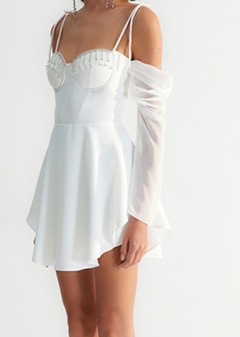 Zeynep Tosun Bridal Beyaz Elbise - Görsel 2