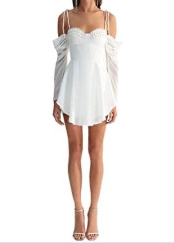 Zeynep Tosun Bridal Beyaz Elbise - Görsel 5