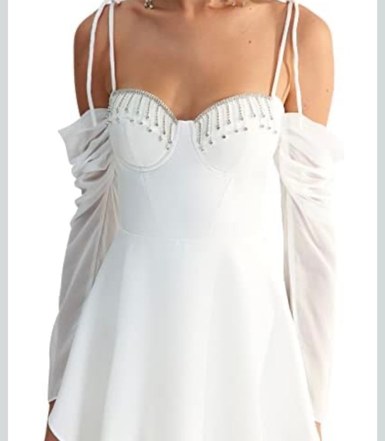 Zeynep Tosun Bridal Beyaz Elbise - Görsel 3