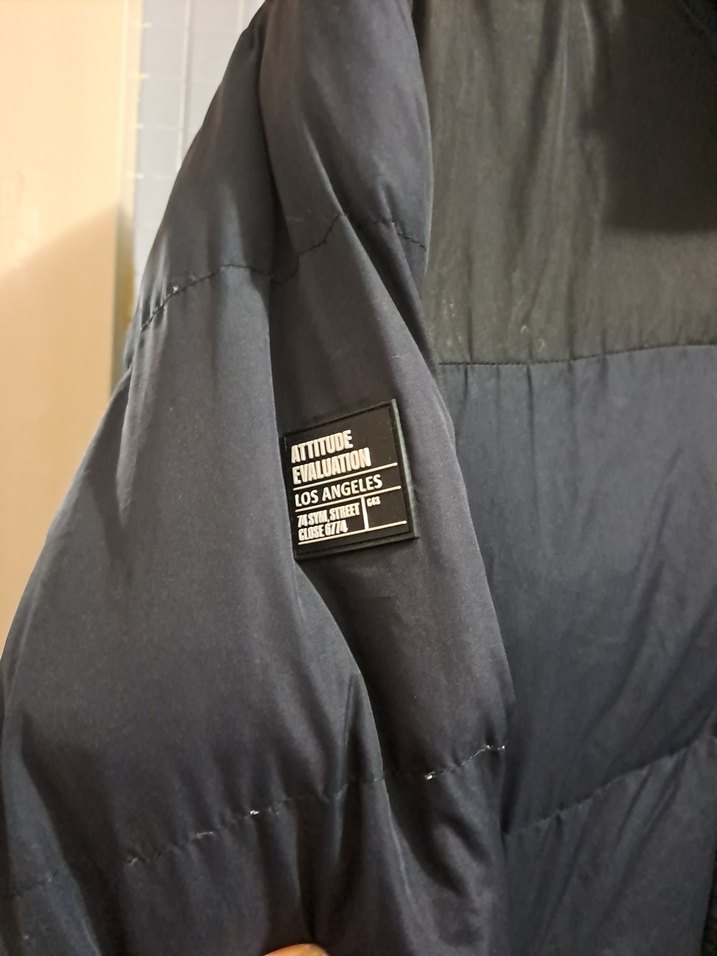 Lacivert Erkek Mont - Görsel 2