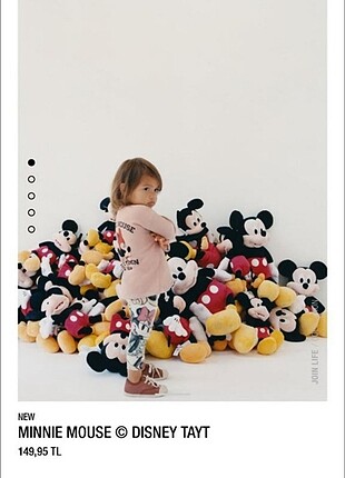 Zara Minnie Disney Tayt 