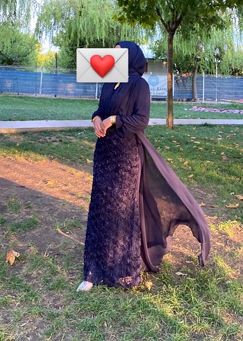 Hülya Keser Lacivert Drapeli Abiye Elbise - Görsel 6