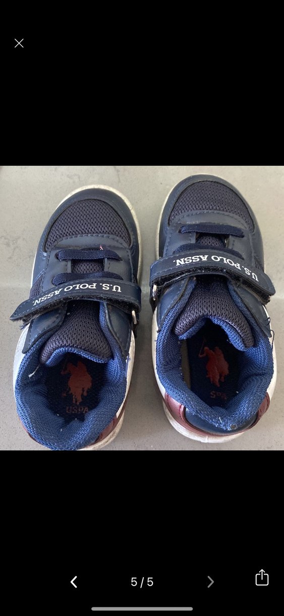 U.S polo Erkek Çocuk Lacivert Spor Ayakkabı - Görsel 5