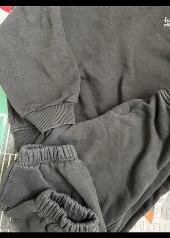 Zata Erkek Çocuk Haki Rahat Kesim Eşofman Takımı - Görsel 4