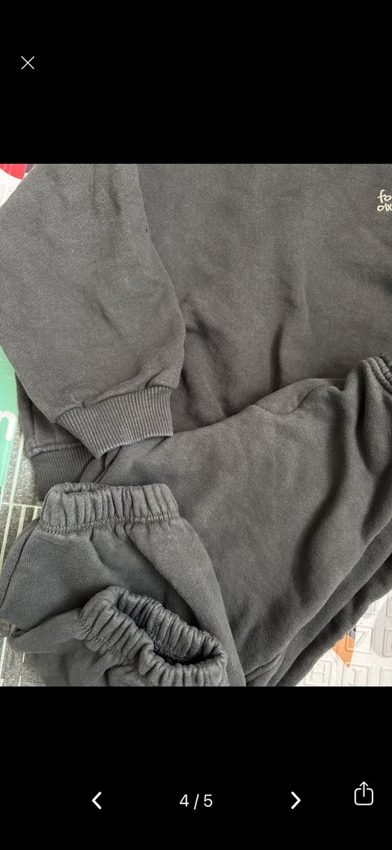 Zata Erkek Çocuk Haki Rahat Kesim Eşofman Takımı - Görsel 4