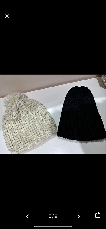 Çocuk toplu kışlık şapka - Görsel 6