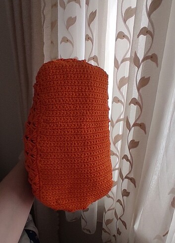  Beden turuncu Renk El yapımı çanta marka temsilidir 