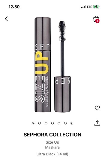 Sephora size up maskara