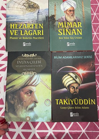 Osmanlıca şeyi : Hezarfen, Mimar Sinan, Evliya Çelebi,Takiyiddün