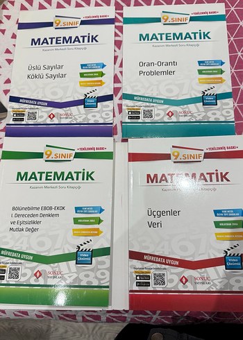 9. Sınıf Matematik Soru Kitapları Seti