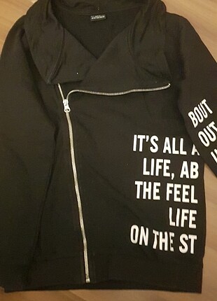 Sweetshirt ve şişme yelek