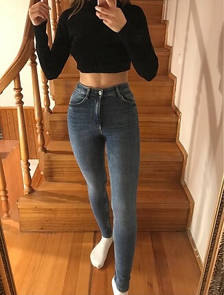 Zara Yüksek Bel Jean