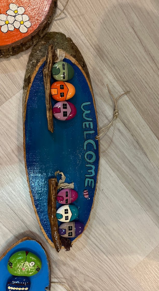 Renkli Ahşap Oyuncak Dekor - Görsel 2