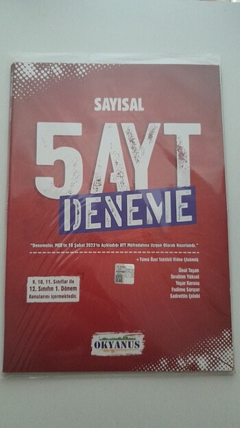 Okyanus 5 AYT Deneme Sayısal 