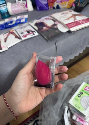 Eklips Koyu Pembe Makyaj Süngeri - Görsel 2