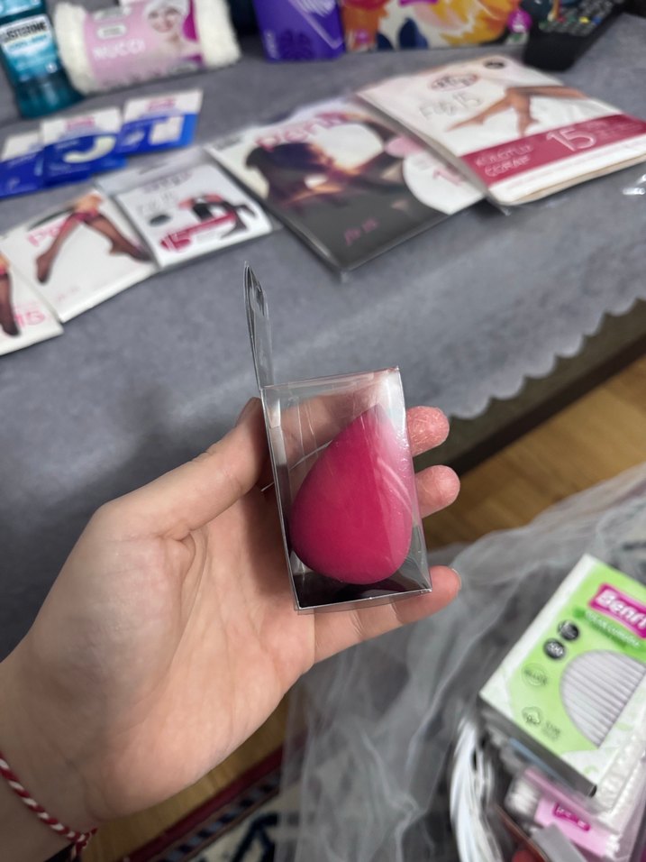 Eklips Koyu Pembe Makyaj Süngeri - Görsel 4