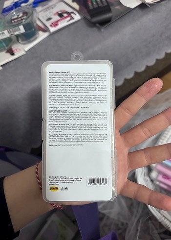 Eklips Premium Beyaz Takma Tırnak 100'lü - Görsel 3