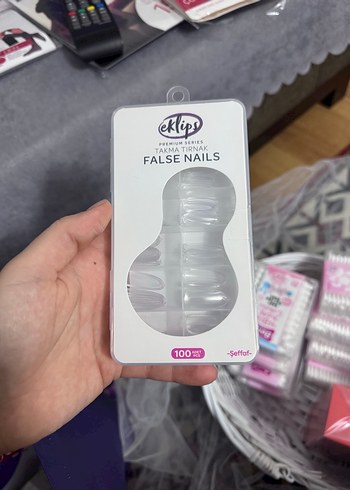 Eklips Premium Beyaz Takma Tırnak 100'lü - Görsel 2