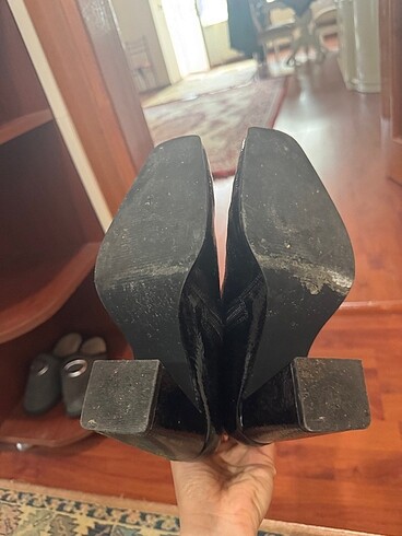 37 Beden siyah Renk Bot topuku